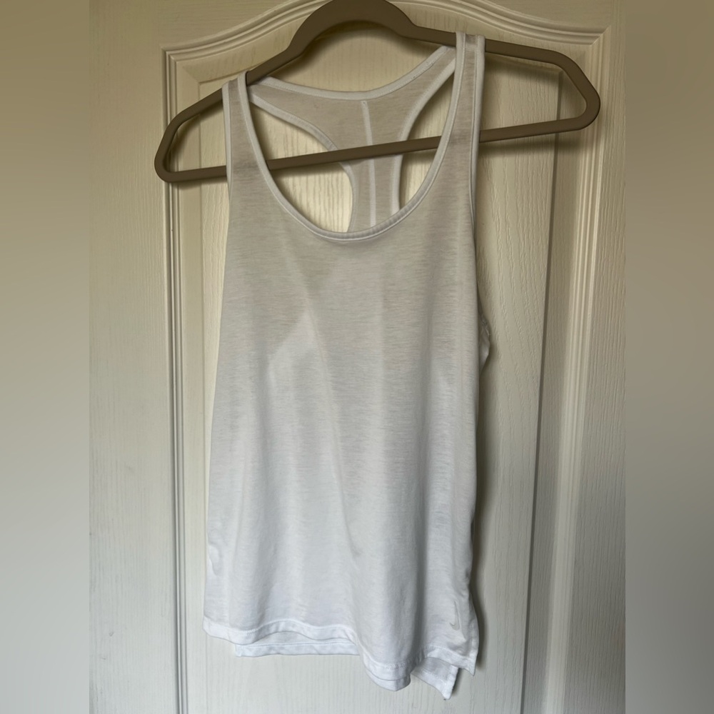 Nike Dri Fit White Tank Top XS